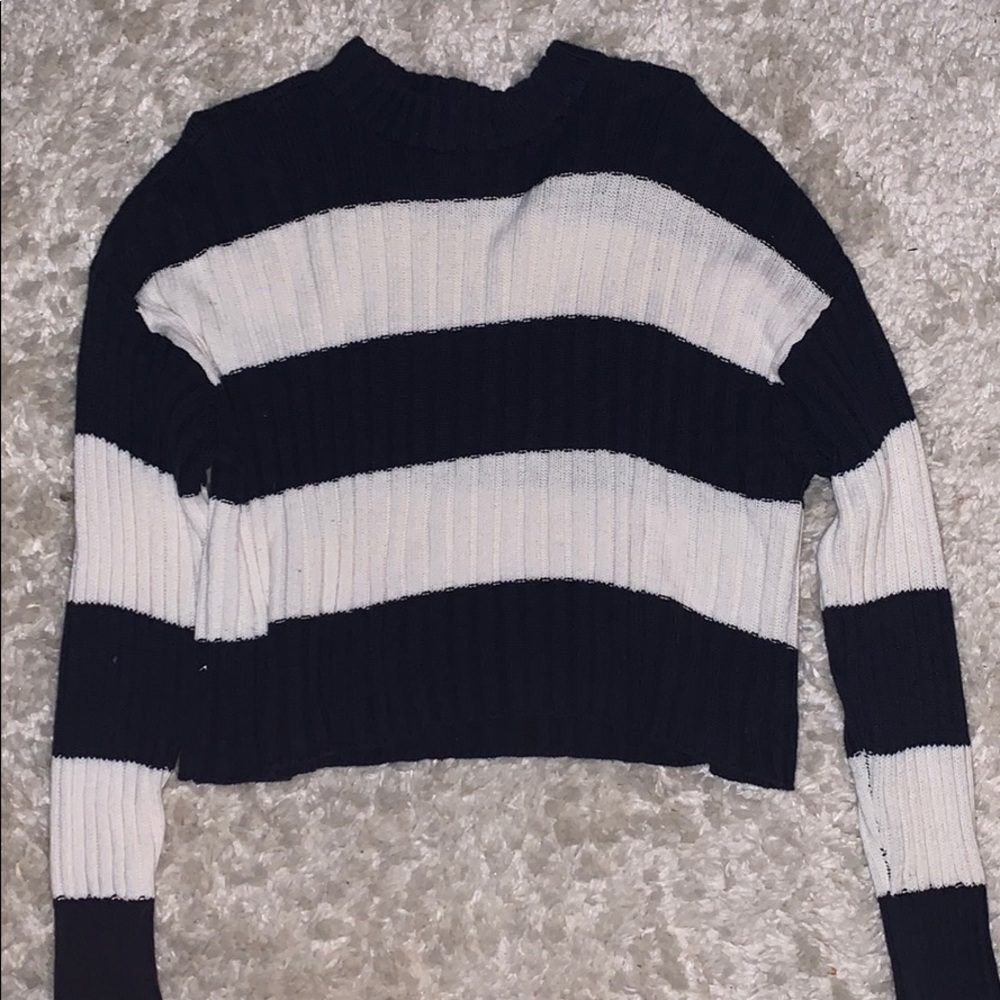 american eagle striped sweater